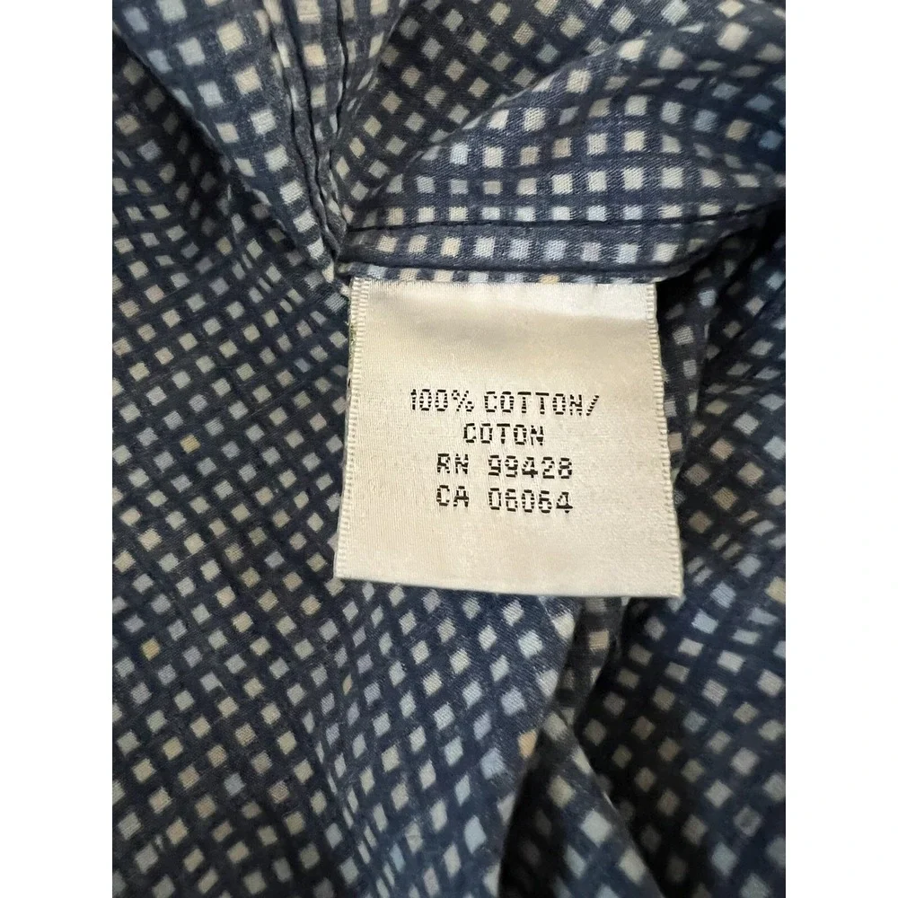 Bugatchi Shaped Fit Men's Casual Shirt Size L Long Sleeve 100%‎ Cotton